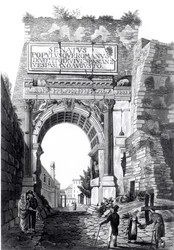 The Arch of Titus, from 